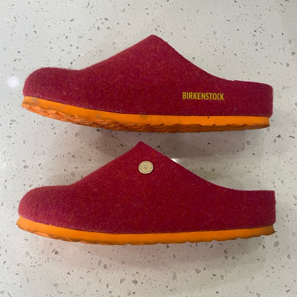EUC Birkenstock Kaprun Rivet Doubleface Wool Clogs EU37 - Picture 3 of 8